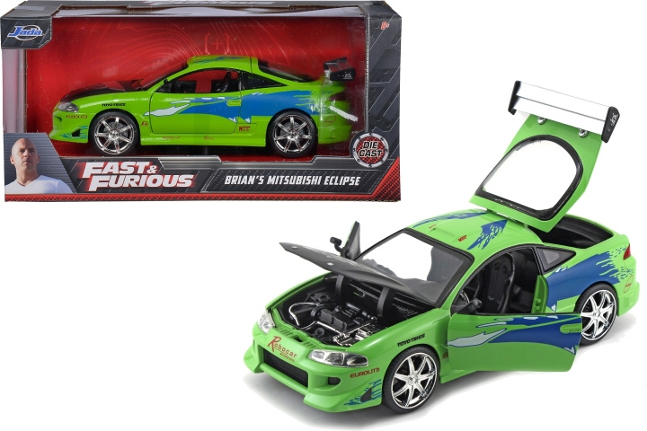 Jada Fast & Furious 1995 Mitsubishi miniaturemodel, 1:24 i gruppen SPORT, FRITID & HOBBY / Hobby / Plastik modeller / Biler hos TP E-commerce Nordic AB (C69936)