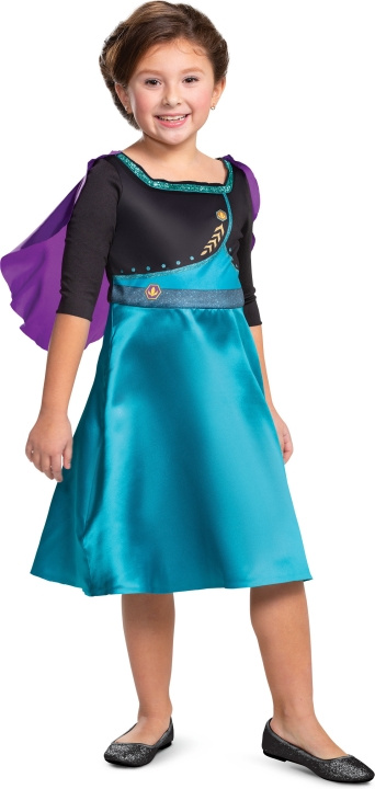 Disguise Queen Frozen Anna Basic Plus kostume, 5-6 år, 99-123 cm i gruppen LEGETØJ, BØRN & BABY / Legetøj / Udklædning hos TP E-commerce Nordic AB (C69953)