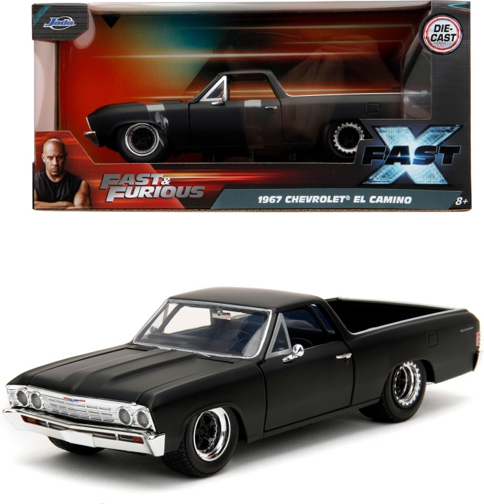 Jada Fast & Furious 1967 El Camino bil, 19 cm i gruppen SPORT, FRITID & HOBBY / Hobby / Plastik modeller / Biler hos TP E-commerce Nordic AB (C69974)