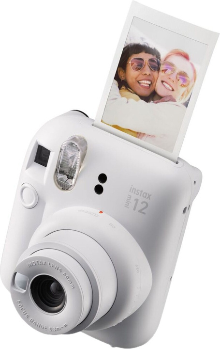 Fujifilm INSTAX Mini 12 instant-kamera, hvid i gruppen HJEMMEELEKTRONIK / Foto og video / Kamera hos TP E-commerce Nordic AB (C69979)