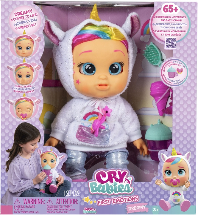 Cry Babies First Emotions Dreamy - babydukke i gruppen LEGETØJ, BØRN & BABY / Legetøj / Docks og tilbehør hos TP E-commerce Nordic AB (C69985)