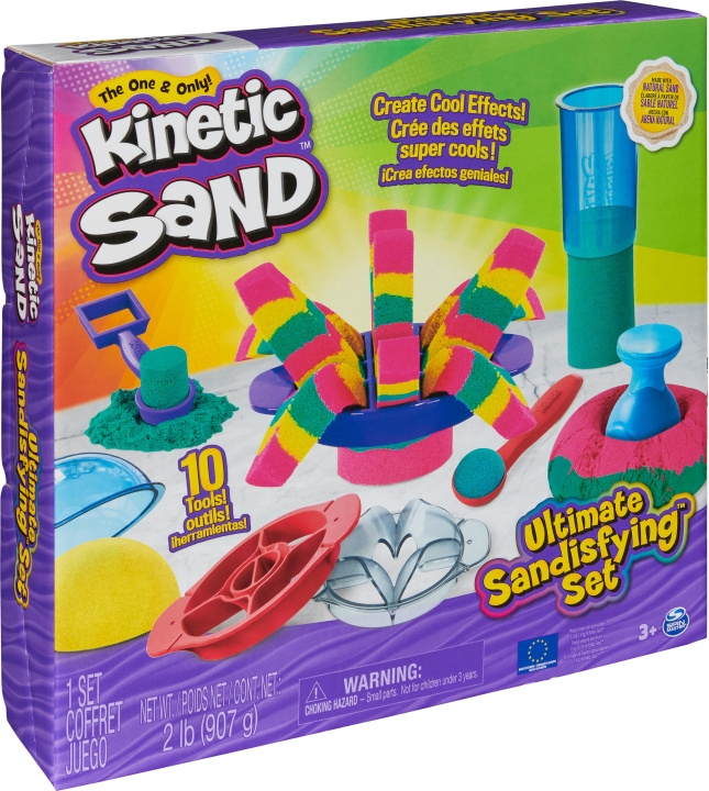 Kinetic Sand Ultimate Sandisfying - legesæt i gruppen LEGETØJ, BØRN & BABY / Legetøj / Lege ler, lege sand og tilbehør hos TP E-commerce Nordic AB (C69990)