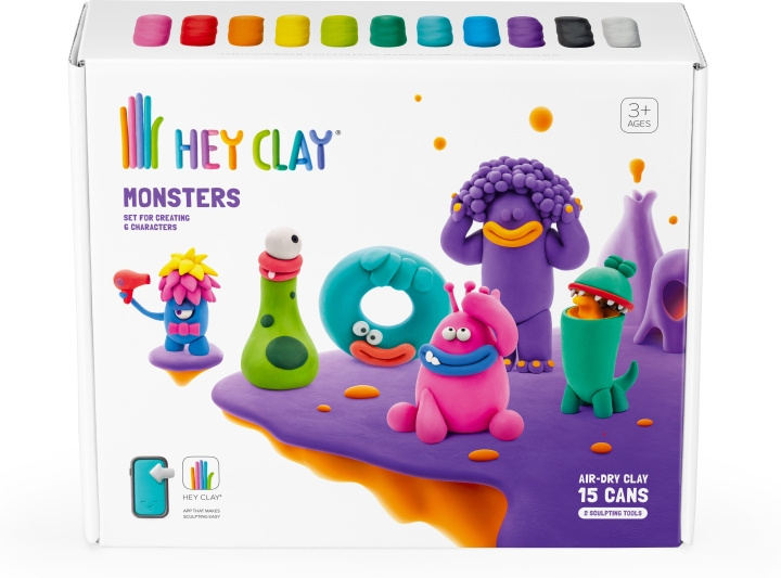 Hey Clay modelleringsvoks, monstre i gruppen LEGETØJ, BØRN & BABY / Legetøj / Hobbyartikler hos TP E-commerce Nordic AB (C69994)