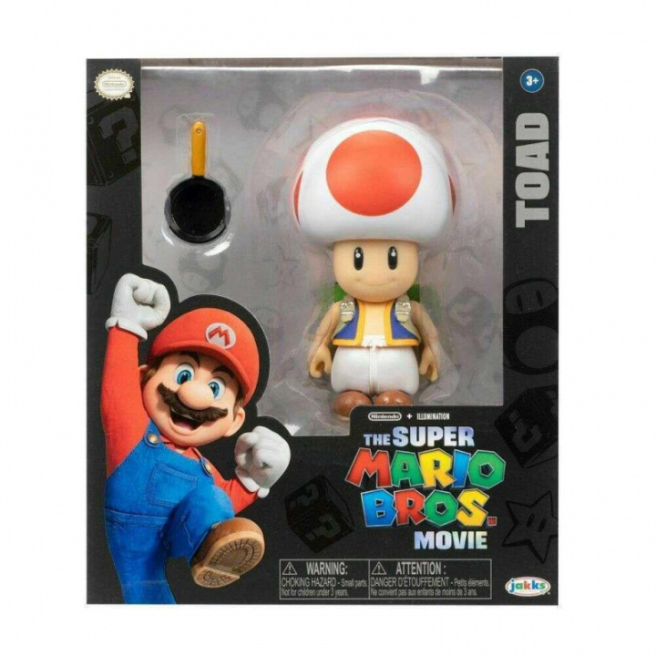 JAKKS Pacific Nintendo Super Mario Bros Movie - Toad-figur i gruppen SPORT, FRITID & HOBBY / Hobby / Plastik modeller / Figurer hos TP E-commerce Nordic AB (C69996)