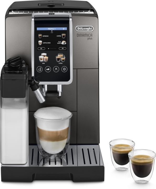 DeLonghi ECAM380.95.TB Dinamica Plus automatisk kaffemaskine i gruppen HJEM, HUS & HAVE / Husholdningsapparater / Kaffe og espresso / Kaffemaskiner hos TP E-commerce Nordic AB (C70074)