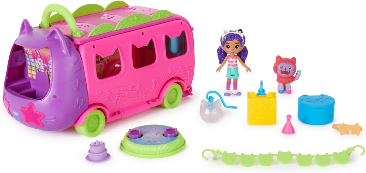 Gabby\'s Dollhouse Gabby\'s Dollhouse Purrfect Sprinkle Party Bus - Legesæt i gruppen LEGETØJ, BØRN & BABY / Legetøj / Docks og tilbehør hos TP E-commerce Nordic AB (C70082)