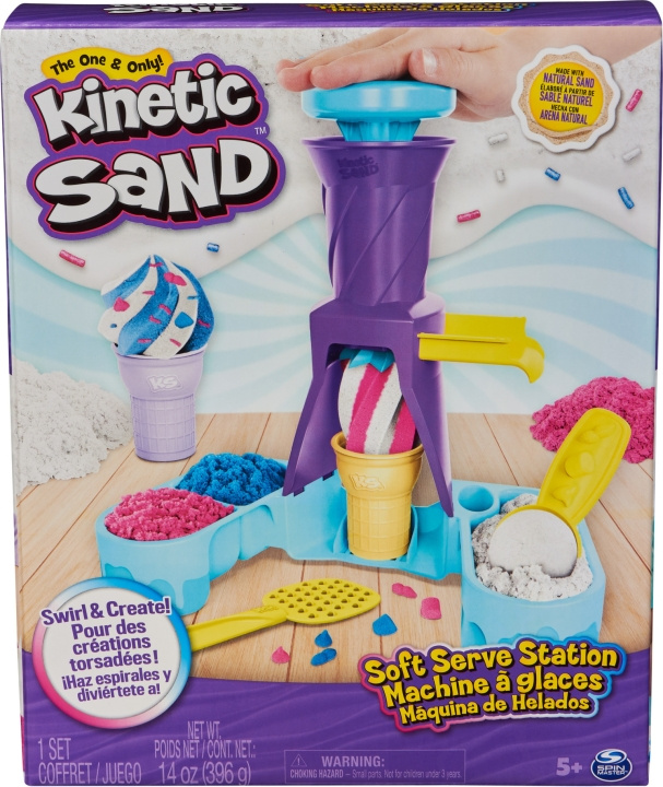 Kinetic Sand Soft Serve Station - legesæt til is i gruppen LEGETØJ, BØRN & BABY / Legetøj / Legetøj hos TP E-commerce Nordic AB (C70083)