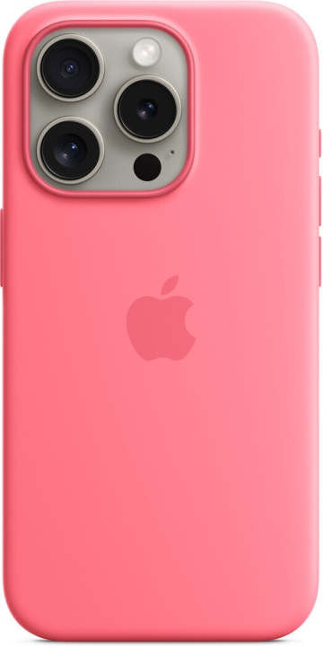 Apple iPhone 15 Pro silikoneetui MagSafe, pink i gruppen SMARTPHONES & TABLETS / Mobil Beskyttelse / Apple / iPhone 15 hos TP E-commerce Nordic AB (C70098)