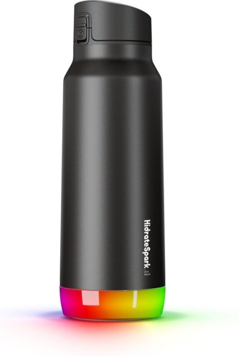 HidrateSpark PRO Chug Water bottle, 0,95 L, sort i gruppen SPORT, FRITID & HOBBY / Friluftsliv / Termokander & vandflasker hos TP E-commerce Nordic AB (C70127)