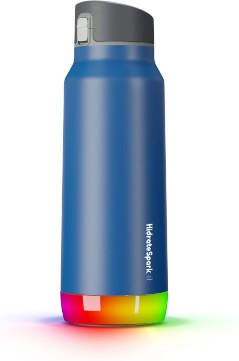 HidrateSpark PRO Chug Water bottle, 0,95 L, blå i gruppen SPORT, FRITID & HOBBY / Friluftsliv / Termokander & vandflasker hos TP E-commerce Nordic AB (C70130)