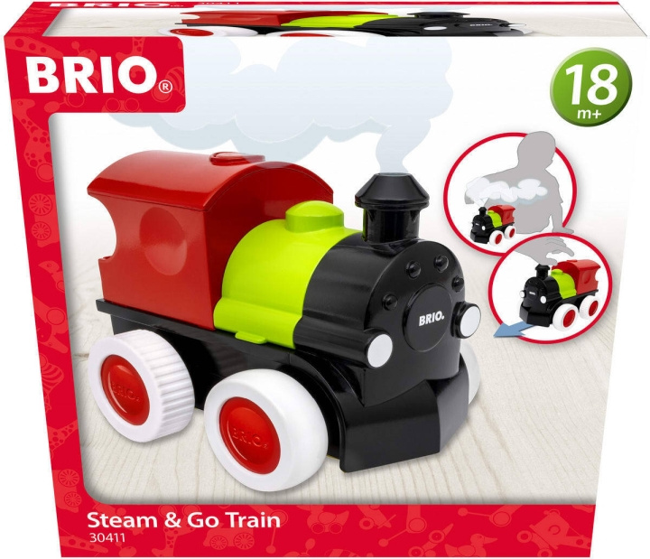 BRIO 30411 - Steam & Go-tog i gruppen LEGETØJ, BØRN & BABY / Babyleg (0-3 år) / Aktivitetslegetøj hos TP E-commerce Nordic AB (C70142)