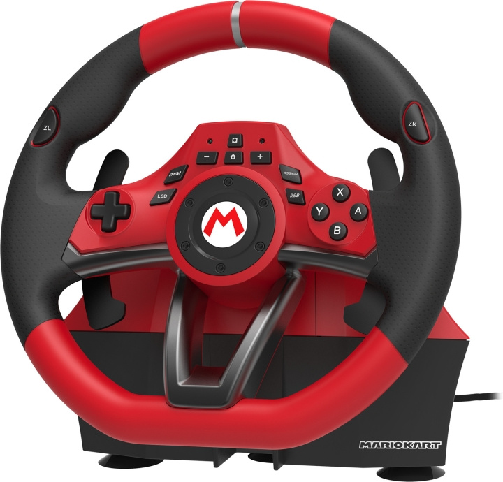 HORI Racing Wheel Pro Deluxe, Switch i gruppen HJEMMEELEKTRONIK / Spilkonsoller og tilbehør / Nintendo Switch / Tilbehør hos TP E-commerce Nordic AB (C70150)