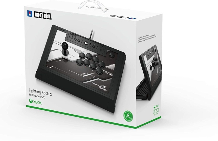 HORI Fighting Stick α-spilcontroller, Xbox / PC i gruppen HJEMMEELEKTRONIK / Spilkonsoller og tilbehør / Xbox Series X hos TP E-commerce Nordic AB (C70153)