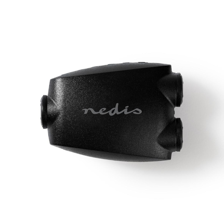 Nedis TosLink Adapter | Toslink Hun | 2x Toslink Hun | Splitter | ABS | Sort | 1 stk. | Blister i gruppen HJEMMEELEKTRONIK / Kabler og adaptere / Højttalerkabler hos TP E-commerce Nordic AB (C70198)