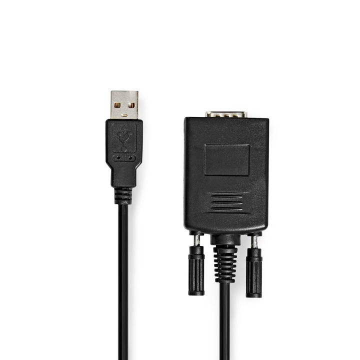 Nedis RS232 konverter | USB-A Han | RS232 | Nikkelplateret | 0.90 m | Runde | PVC | Sort | Box i gruppen COMPUTERTILBEHØR / Kabler og adaptere / Øvrige computer kabler hos TP E-commerce Nordic AB (C70213)