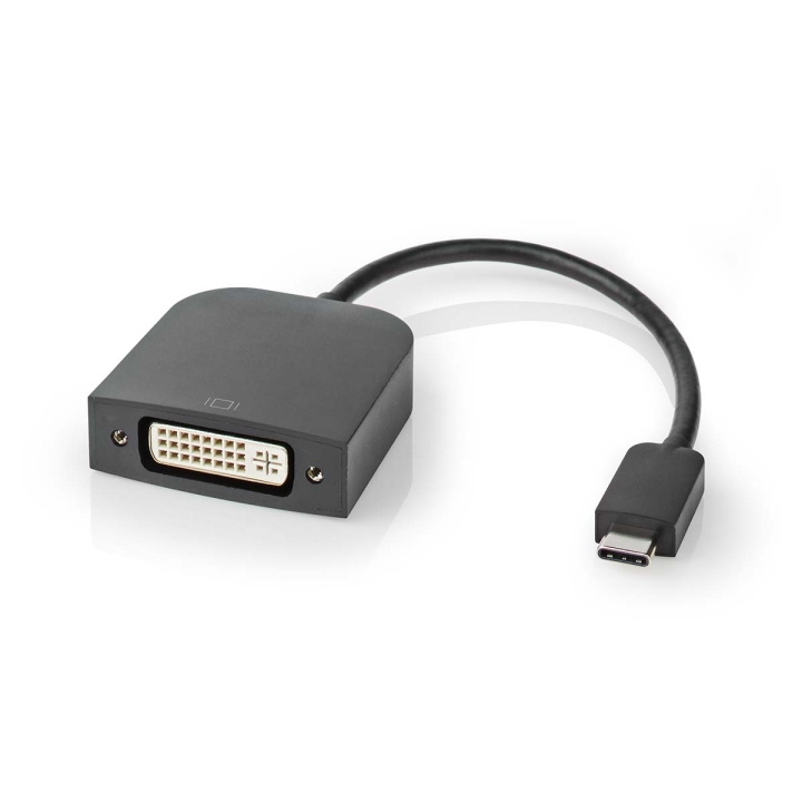 Nedis USB-C™ Adapter | USB 3.2 Gen 1 | USB-C™ Han | DVI-D 24+1-Pins Hun | 1080p | 0.20 m | Runde | Nikkelplateret | PVC | Sort | Box i gruppen COMPUTERTILBEHØR / Kabler og adaptere / DVI / Adaptere hos TP E-commerce Nordic AB (C70270)