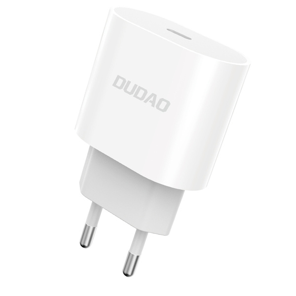 Dudao A8SEU Adapter 20Watt 1xUSB-C i gruppen SMARTPHONES & TABLETS / Opladere og kabler / Vægoplader / Væg oplader Type C hos TP E-commerce Nordic AB (C70274)