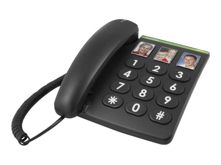 Doro PhoneEasy 331ph Telefon med ledning i gruppen HJEMMEELEKTRONIK / Lyd & billede / Fast telefoni / Bord og vægtelefoner hos TP E-commerce Nordic AB (C70326)