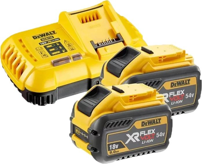 DeWALT 54V XR FLEXVOLT set with 2x9Ah batteries and charger i gruppen HJEM, HUS & HAVE / Værktøj / Batterier til håndværktøj hos TP E-commerce Nordic AB (C70418)