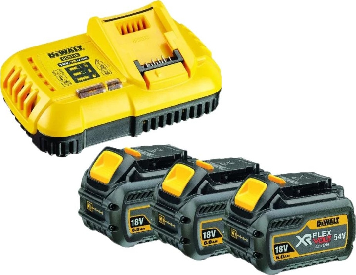 DeWALT Starter Set: 3 Batteries 54V i gruppen HJEM, HUS & HAVE / Værktøj / Batterier til håndværktøj hos TP E-commerce Nordic AB (C70419)