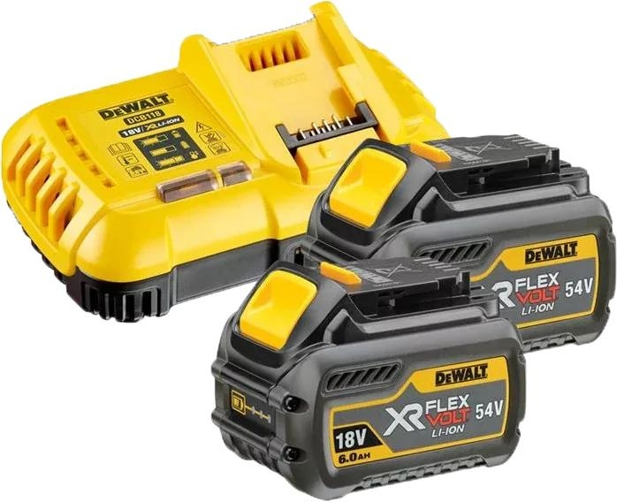 DeWALT 54V XR FLEXVOLT Set: 2x 6Ah Batteries & Charger i gruppen HJEM, HUS & HAVE / Værktøj / Batterier til håndværktøj hos TP E-commerce Nordic AB (C70420)