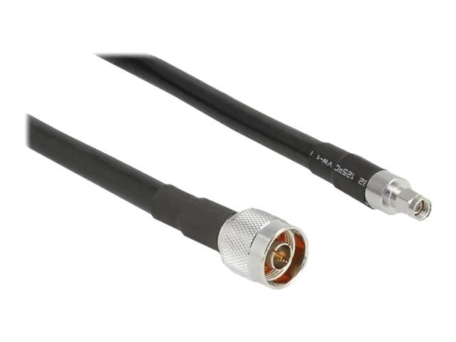 DeLOCK Antenna Cable N plug >RP-SMA plug CFD400 LLC400 1 m low loss i gruppen HJEMMEELEKTRONIK / Kabler og adaptere / Antennekabler og tilbehør / Antenne kabler hos TP E-commerce Nordic AB (C70479)