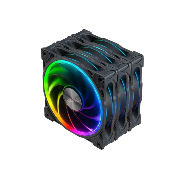 Akasa SOHO AR Kit Premium 120mm Cooling Fans with Addressable RGB i gruppen COMPUTERTILBEHØR / Computerkomponenter / Køling / Blæser hos TP E-commerce Nordic AB (C70485)