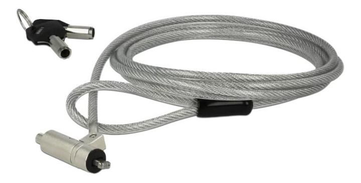 DeLOCK Laptop Security Cable with Key Lock for HP Nano slot i gruppen COMPUTERTILBEHØR / Computer Tilbehør / Andet hos TP E-commerce Nordic AB (C70499)