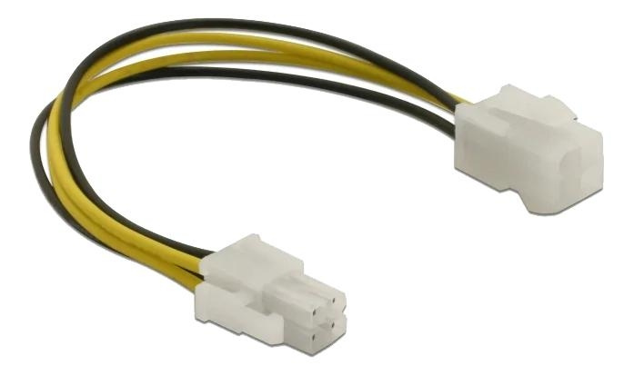 DeLOCK Extension cable P4 4 pin male > P4 4 pin female 15 cm i gruppen COMPUTERTILBEHØR / Kabler og adaptere / Interne / Strømkabler og adaptere hos TP E-commerce Nordic AB (C70502)