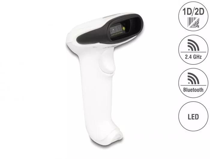 DeLOCK Barcode Scanner 1D and 2D for 2.4 GHz, Bluetooth or USB i gruppen COMPUTERTILBEHØR / Computer Tilbehør / Stregkodelæsere hos TP E-commerce Nordic AB (C70517)