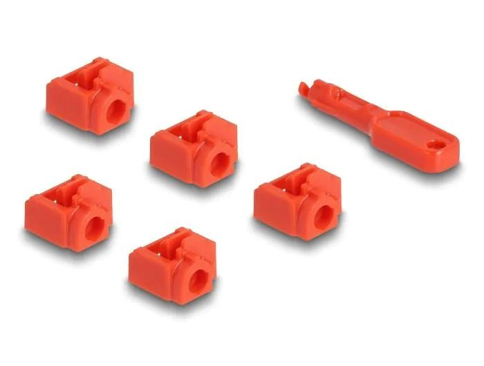 DeLOCK RJ45 Port Blocker Set for RJ45 jack 10 pieces i gruppen COMPUTERTILBEHØR / Kabler og adaptere / Øvrige computer kabler hos TP E-commerce Nordic AB (C70557)