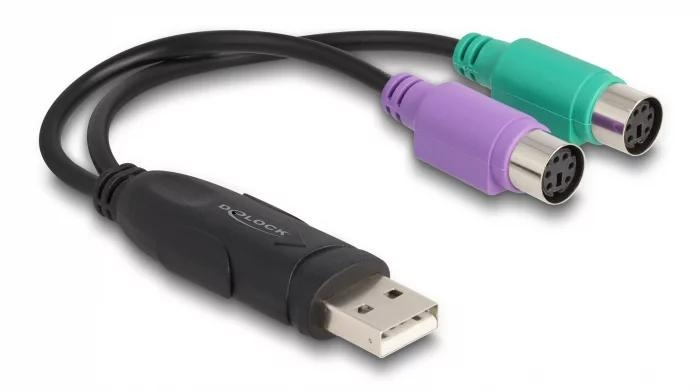 DeLOCK USB to PS/2 Adapter i gruppen HJEMMEELEKTRONIK / Kabler og adaptere hos TP E-commerce Nordic AB (C70591)