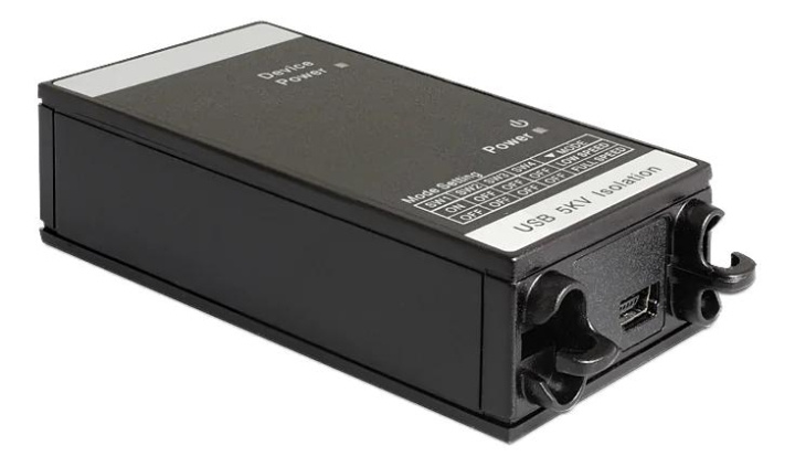 DeLOCK Converter USB > USB with 5 kV Isolation for DIN rail i gruppen COMPUTERTILBEHØR / Kabler og adaptere / USB / USB-A / Adaptere hos TP E-commerce Nordic AB (C70596)