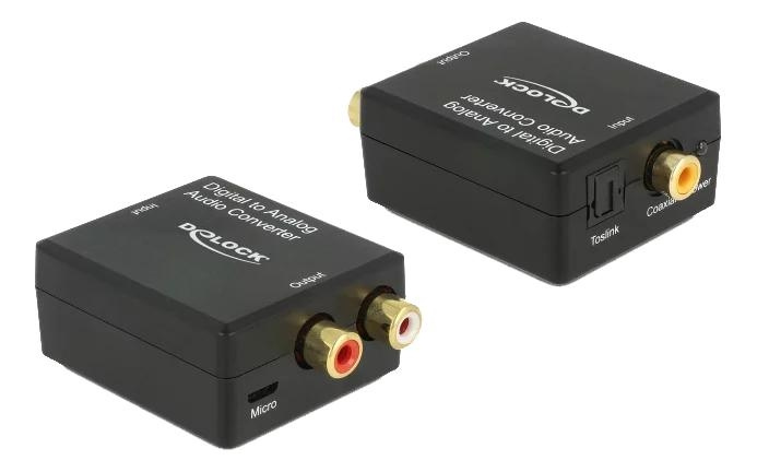 DeLOCK Audio Converter Digital > Analogue HD i gruppen HJEMMEELEKTRONIK / Lyd & billede / Tv og tilbehør / Tilbehør hos TP E-commerce Nordic AB (C70614)