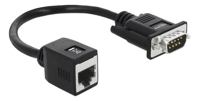 DeLOCK Serial RS-232/422/485 Adapter DB9 male to RJ45 jack i gruppen COMPUTERTILBEHØR / Kabler og adaptere / Øvrige computer kabler hos TP E-commerce Nordic AB (C70615)