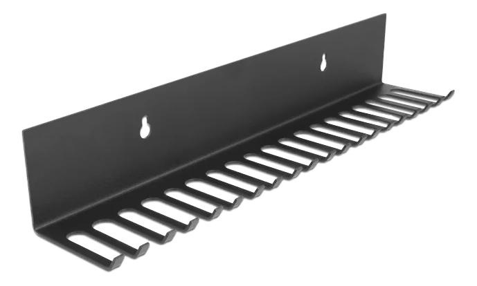 DeLOCK Cable holder 318 x 65 mm for wall mounting black i gruppen HJEMMEELEKTRONIK / Kabler og adaptere / Kabelhåndtering hos TP E-commerce Nordic AB (C70653)