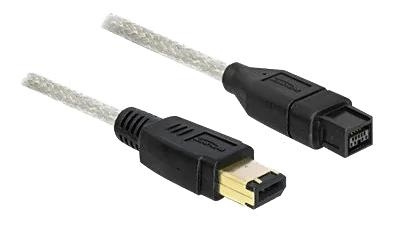 DeLOCK Cable FireWire 9 pin male > 6 pin male 1 m i gruppen COMPUTERTILBEHØR / Kabler og adaptere / Firewire hos TP E-commerce Nordic AB (C70669)