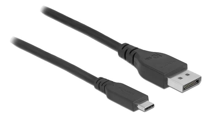 DeLOCK Bidirectional USB Type-C™ to DisplayPort Cable 8K 60 Hz 0.5m i gruppen COMPUTERTILBEHØR / Kabler og adaptere / DisplayPort / Adaptere hos TP E-commerce Nordic AB (C70733)