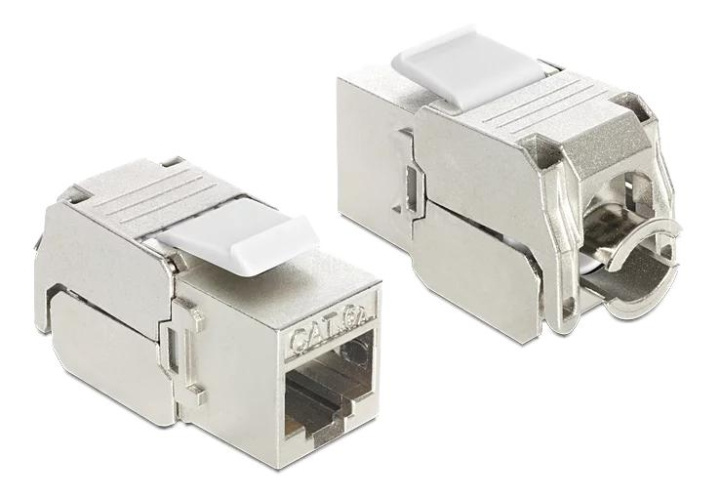 DeLOCK Keystone Module RJ45 jack > LSA Cat.6A STP i gruppen COMPUTERTILBEHØR / Kabler og adaptere / Netværkskabler / Adaptere og samlemuffer hos TP E-commerce Nordic AB (C70738)