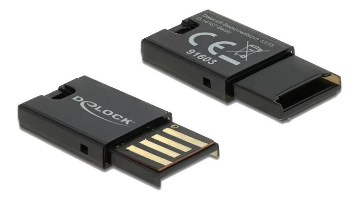 DeLOCK USB 2.0 Card Reader for Micro SD memory cards i gruppen HJEMMEELEKTRONIK / Lagringsmedier / Hukommelseskortlæser hos TP E-commerce Nordic AB (C70791)