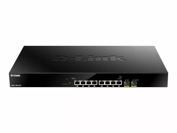 D-Link Switch, 8x 100/1000/2.5G (PoE+) + 2x 10 Gigabit SFP+, PoE+ i gruppen COMPUTERTILBEHØR / Netværk / Switches hos TP E-commerce Nordic AB (C70815)