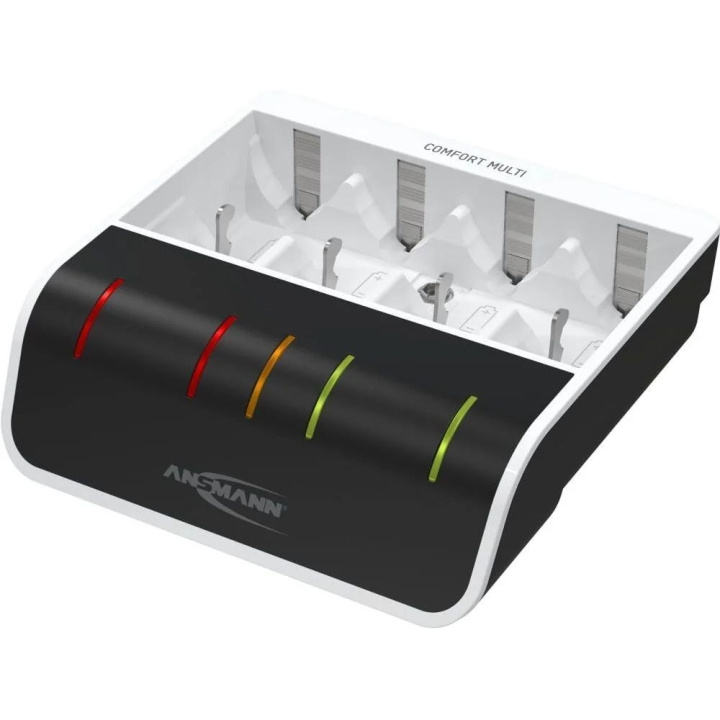 Ansmann Quick Charger Comfort Multi 1-4 NiMH 9V i gruppen HJEMMEELEKTRONIK / Batterier og opladere / Batterioplader hos TP E-commerce Nordic AB (C70822)