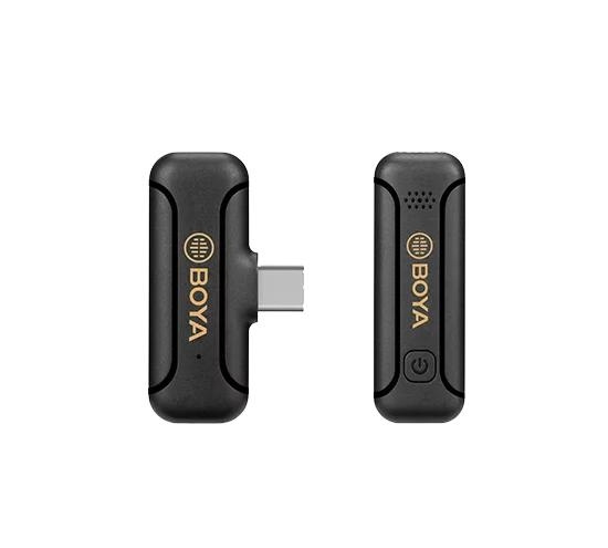 BOYA 2.4G Mini Wireless Microphone for Android/Type-C 1+1 i gruppen COMPUTERTILBEHØR / Computer Tilbehør / Mikrofoner hos TP E-commerce Nordic AB (C70825)