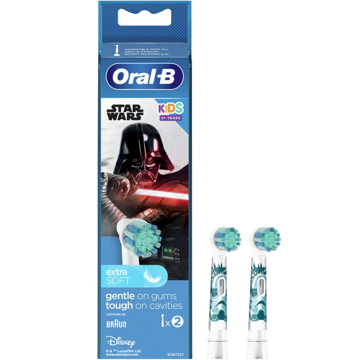 Oral B Borsthuvud Star Wars 2st i gruppen SKØNHED & HELSE / Oral pleje / Tilbehør til elektriske tandbørster hos TP E-commerce Nordic AB (C70861)