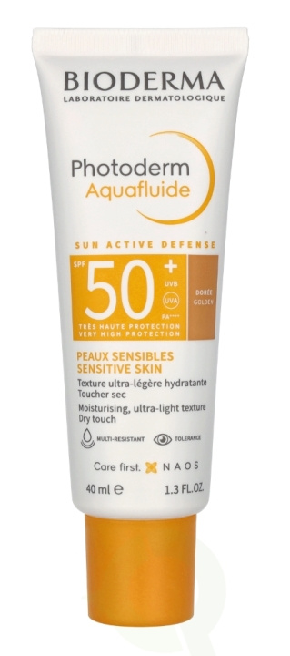 Bioderma Photoderm Aquafluid SPF50+ 40 ml Golden i gruppen SKØNHED & HELSE / Hudpleje / Tanning / Solbeskyttelse hos TP E-commerce Nordic AB (C70876)