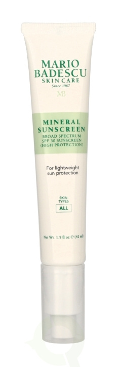 Mario Badescu Mineral Sunscreen SPF30 42 ml i gruppen SKØNHED & HELSE / Hudpleje / Tanning / Solbeskyttelse hos TP E-commerce Nordic AB (C70910)