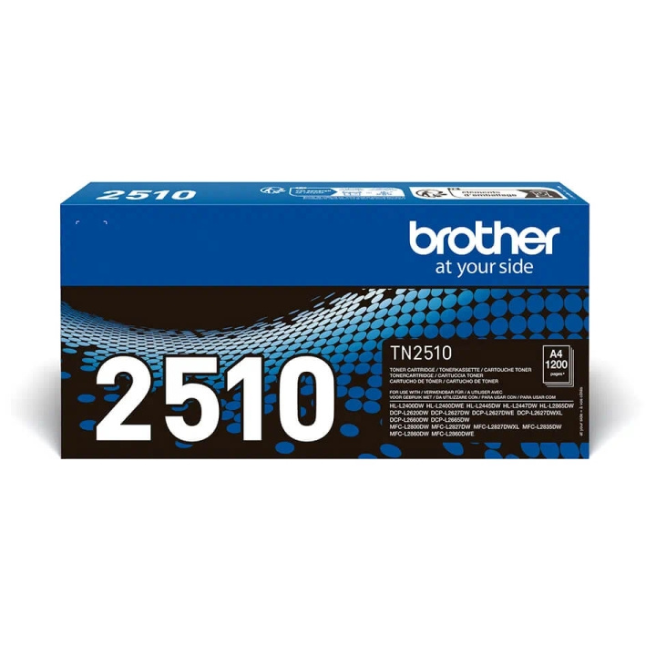 Brother Toner TN2510 TN-2510 Sort i gruppen COMPUTERTILBEHØR / Printere og tilbehør / Blæk og toner / Toner / Brother hos TP E-commerce Nordic AB (C71091)