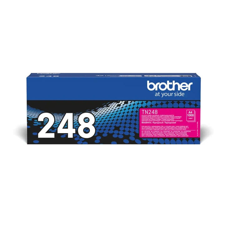 Brother Toner TN248M TN-248 Magenta i gruppen COMPUTERTILBEHØR / Printere og tilbehør / Blæk og toner / Toner / Brother hos TP E-commerce Nordic AB (C71095)