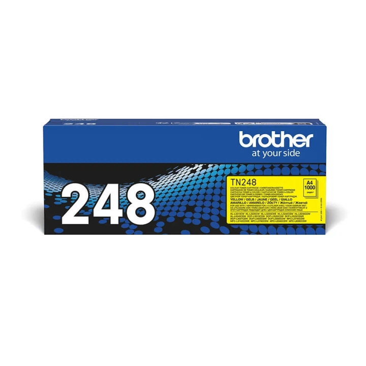 Brother Toner TN248Y TN-248 Gul i gruppen COMPUTERTILBEHØR / Printere og tilbehør / Blæk og toner / Toner / Brother hos TP E-commerce Nordic AB (C71096)