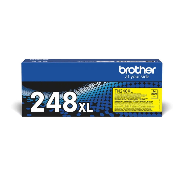 Brother Toner TN248XLY TN-248 XL Gul i gruppen COMPUTERTILBEHØR / Printere og tilbehør / Blæk og toner / Toner / Brother hos TP E-commerce Nordic AB (C71100)